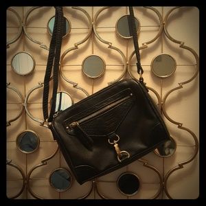 Faux leather purse